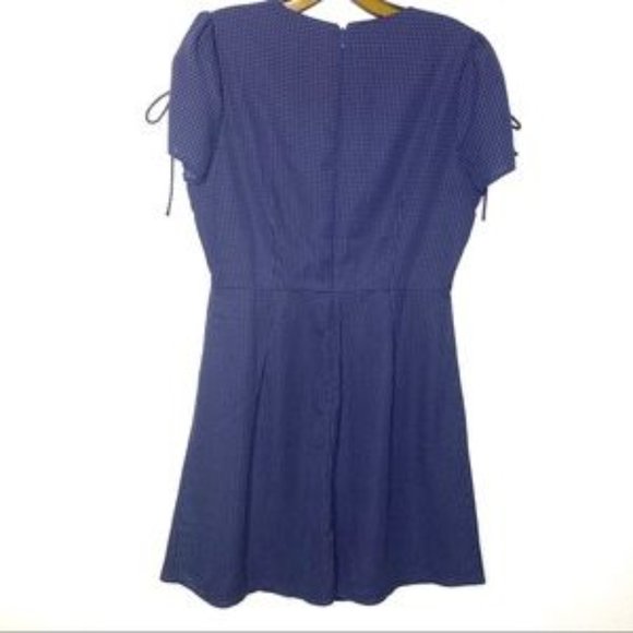 J. Crew Mercantile Polka Dot Print Tie Shoulder Dress J6352 - Picture 4 of 13